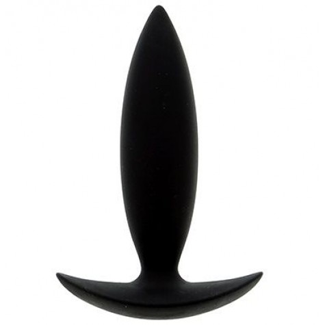 Чёрная мини-пробка для анальной стимуляции BOOTYFUL ANAL PLUG XTRA SMALL BLACK - 9 см.